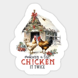 Christmas Farm Quote Sticker